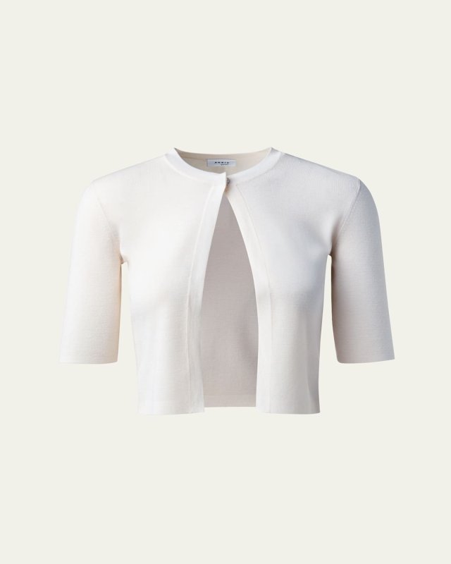 Half-Sleeve Short Cardigan